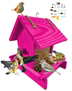 Karmnik drewniany dla ptaków K29 RÓ