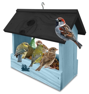 Karmnik sosnowy dekoracyjny do ogrodu na taras na ziarno na słonecznik karmniki całoroczne K204 NBPP CZ