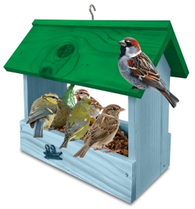 Karmnik sosnowy dekoracyjny do ogrodu na taras na ziarno na słonecznik karmniki całoroczne K204 NBPP K