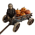Drewniany wózek dekoracyjny na Haloween i jesień dekoracja całoroczna Ekspozycja na Dynie HWD3 O175007604.jpg